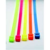 Low Profile Nylon Cable Ties, Bright Colors