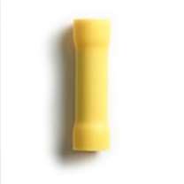 Yellow Butt Splice Connectors Vinyl Insulated 12-10 AWG (100/Bag)
