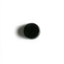 Black Urethane Bumpers Adhesive Back .250 inch diameter (6.35mm) Hemisphere shape 585/bag