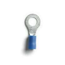 Ring Terminals Nylon Insulated Blue 16-14 AWG, #12-1/4" Stud (100/Bag)