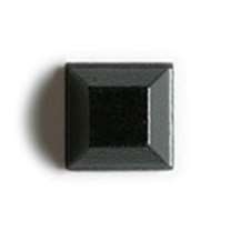 Black Urethane Bumpers Adhesive Back .500 inch diameter (12.7mm) Tapered Square shape  500/bag