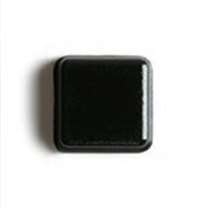 Black Urethane Bumpers Adhesive Back .500 inch diameter (12.7mm) Square shape 500/bag