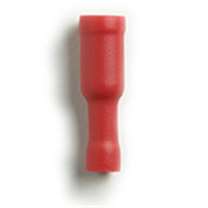 Snap Plugs Female Vinyl Insulated Red 22-18 AWG .156 Tab (100/Bag)